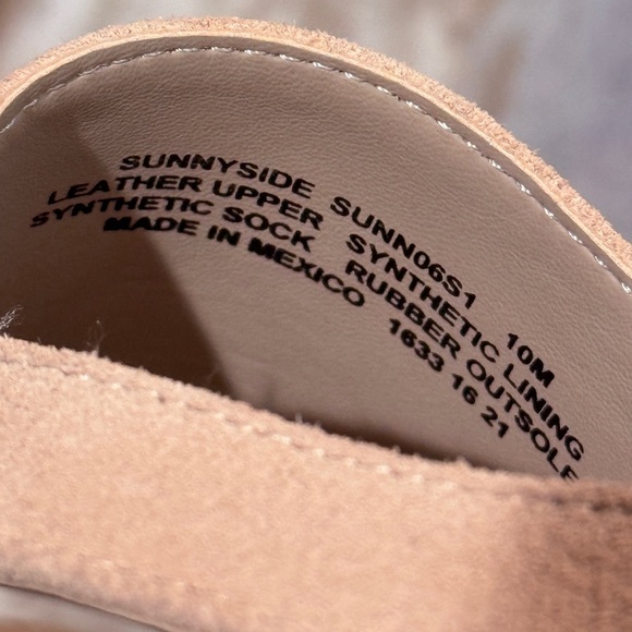 Women’s STEVE MADDEN Sunnyside suede chunky sandal. Size 10 - Picture 7 of 7